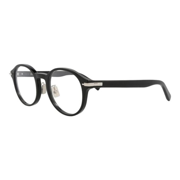 Dior Mens Round/Oval Black Black Transparent Fashion Designer Eyewear
